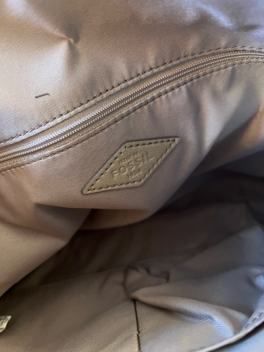 Fossil Light Taupe Crossbody Bag - Picture 9 of 16
